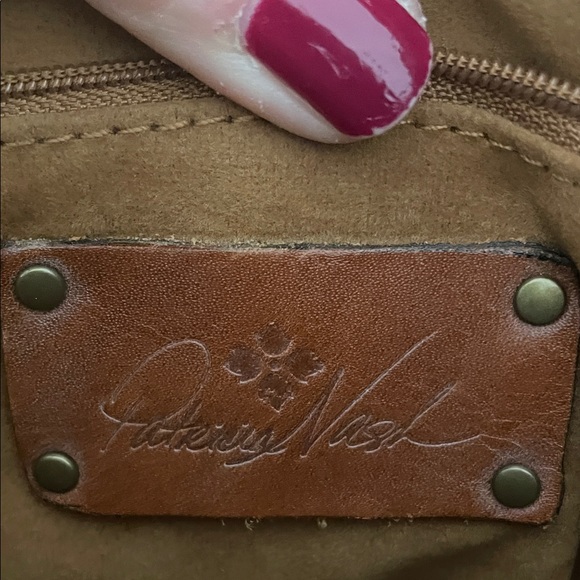 Patricia Nash Brown Floral Embossed Crossbody Bag Chocolate Brown - Picture 2 of 13